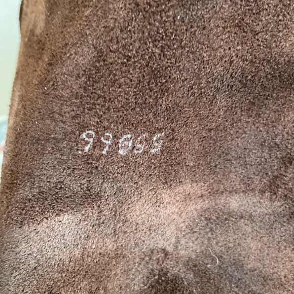 Frye Women’s Size 6.5 Bari Boots- Tall Slouchy Brown Suede Leather - Picture 12 of 14